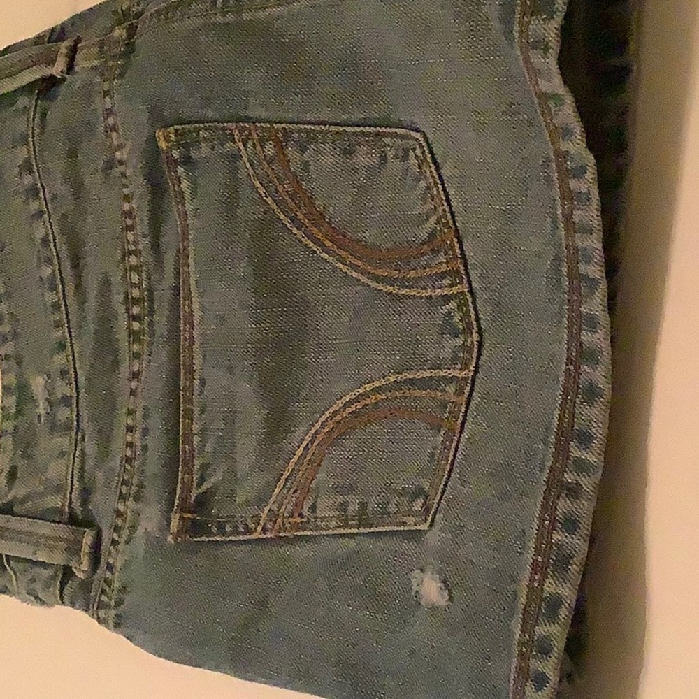 Hollister jean skirt